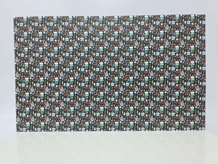 PatternPly® Full Coverage Woodland Christmas on Green MICRO