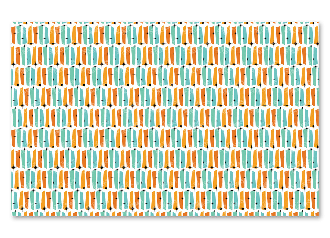 PatternPly® Scattered MidCentury Geometric