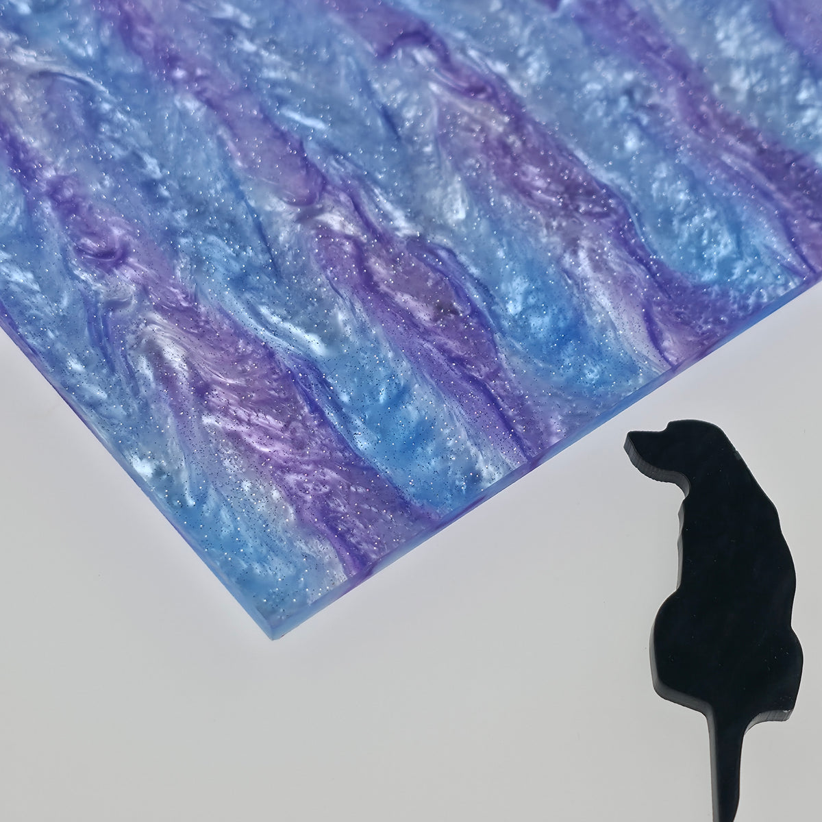 Milky Twilight Interstellar Sparkles acrylic sheet
