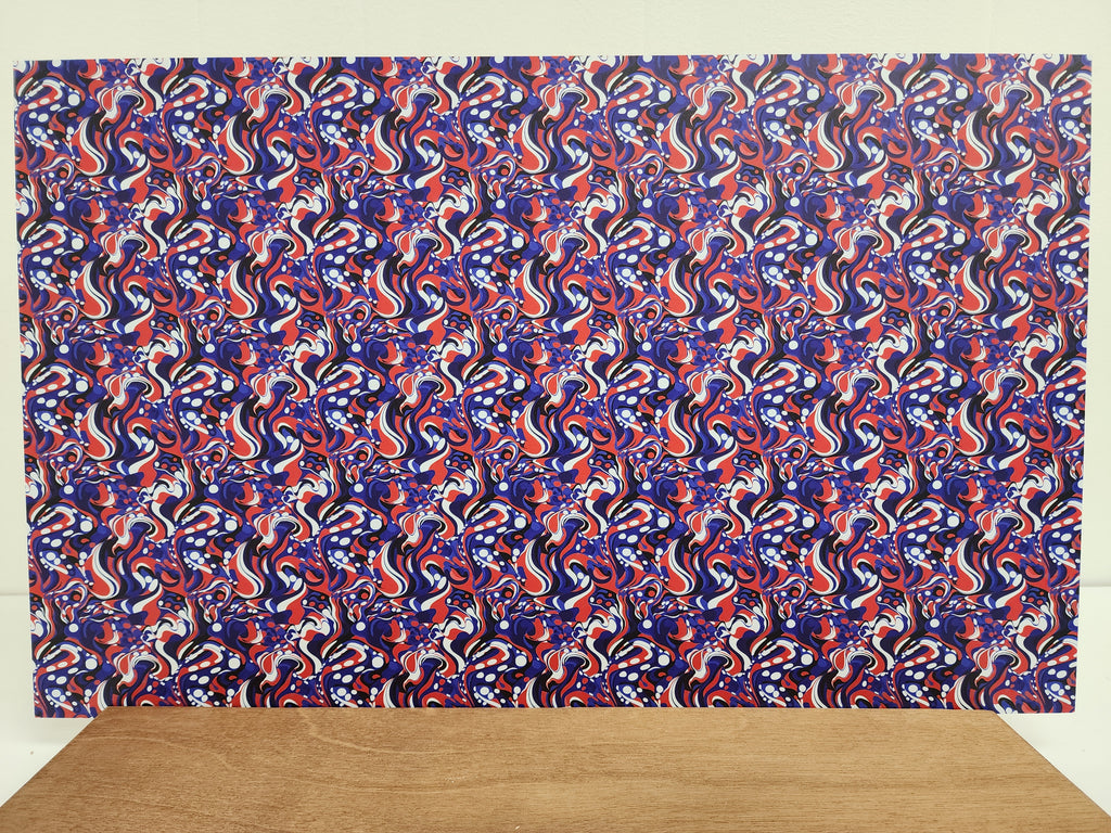PatternPly® Full Coverage Mini Abstract Patriotic product photo 3