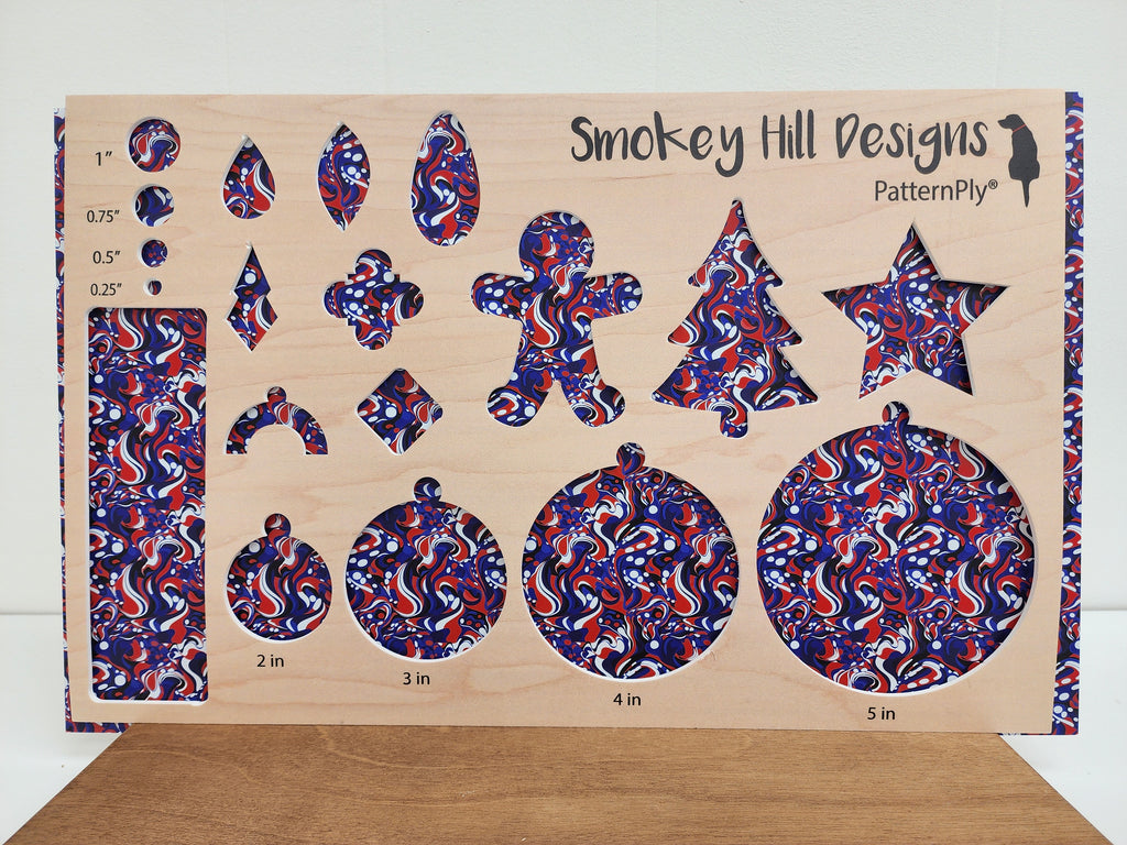 PatternPly® Full Coverage Mini Abstract Patriotic product photo 2