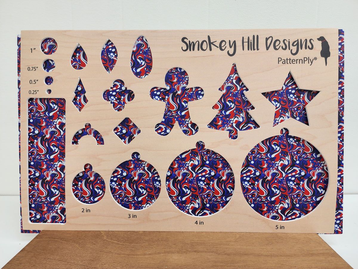 PatternPly® Full Coverage Mini Abstract Patriotic product photo 2