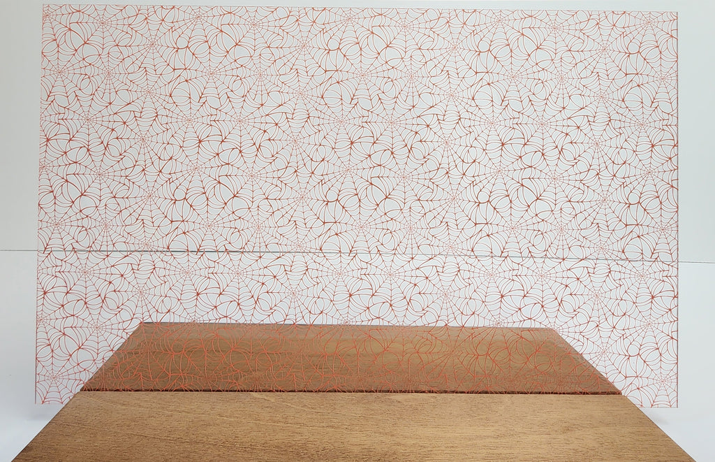 PatternPly® Scattered Vermilion Spiderwebs Mini product photo 3
