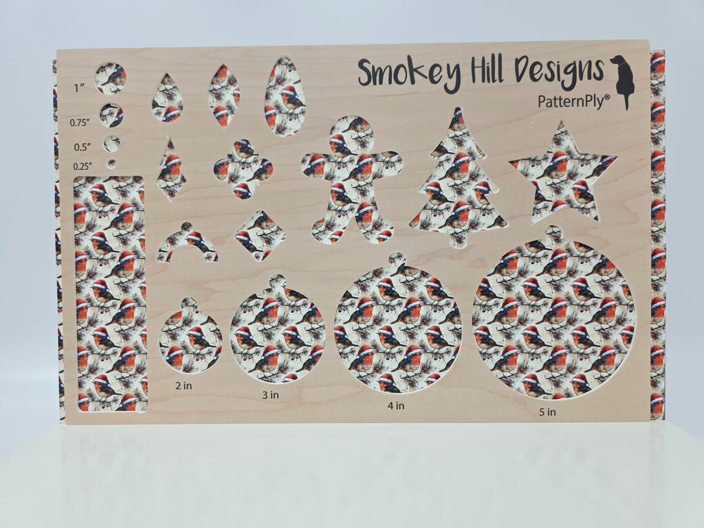PatternPly® Full Coverage Christmas Birds MICRO product photo 3