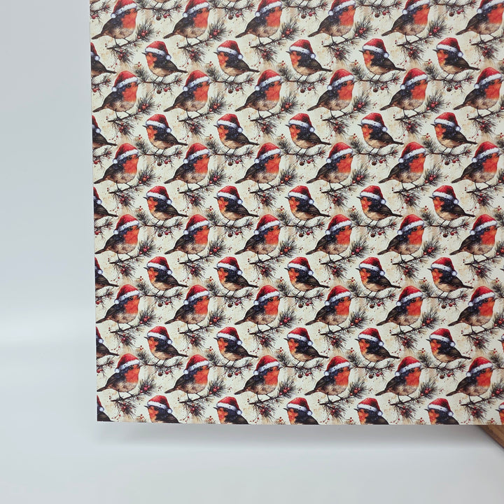 PatternPly® Full Coverage Christmas Birds MICRO