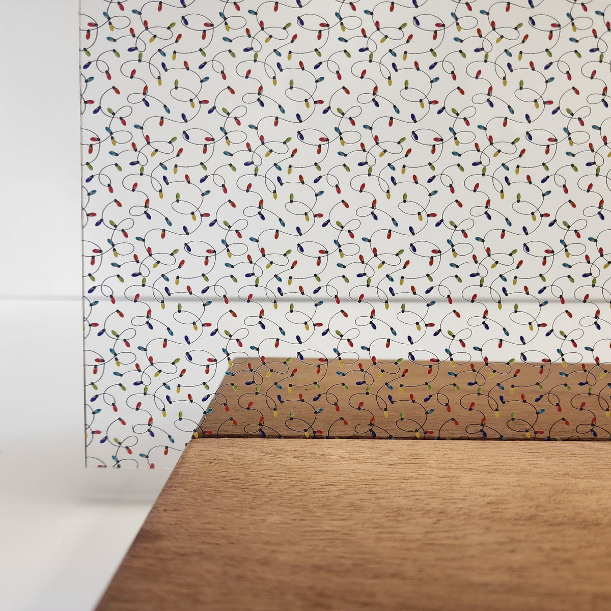 PatternPly® Scattered Micro Swirling Christmas Lights sheet showing the pattern