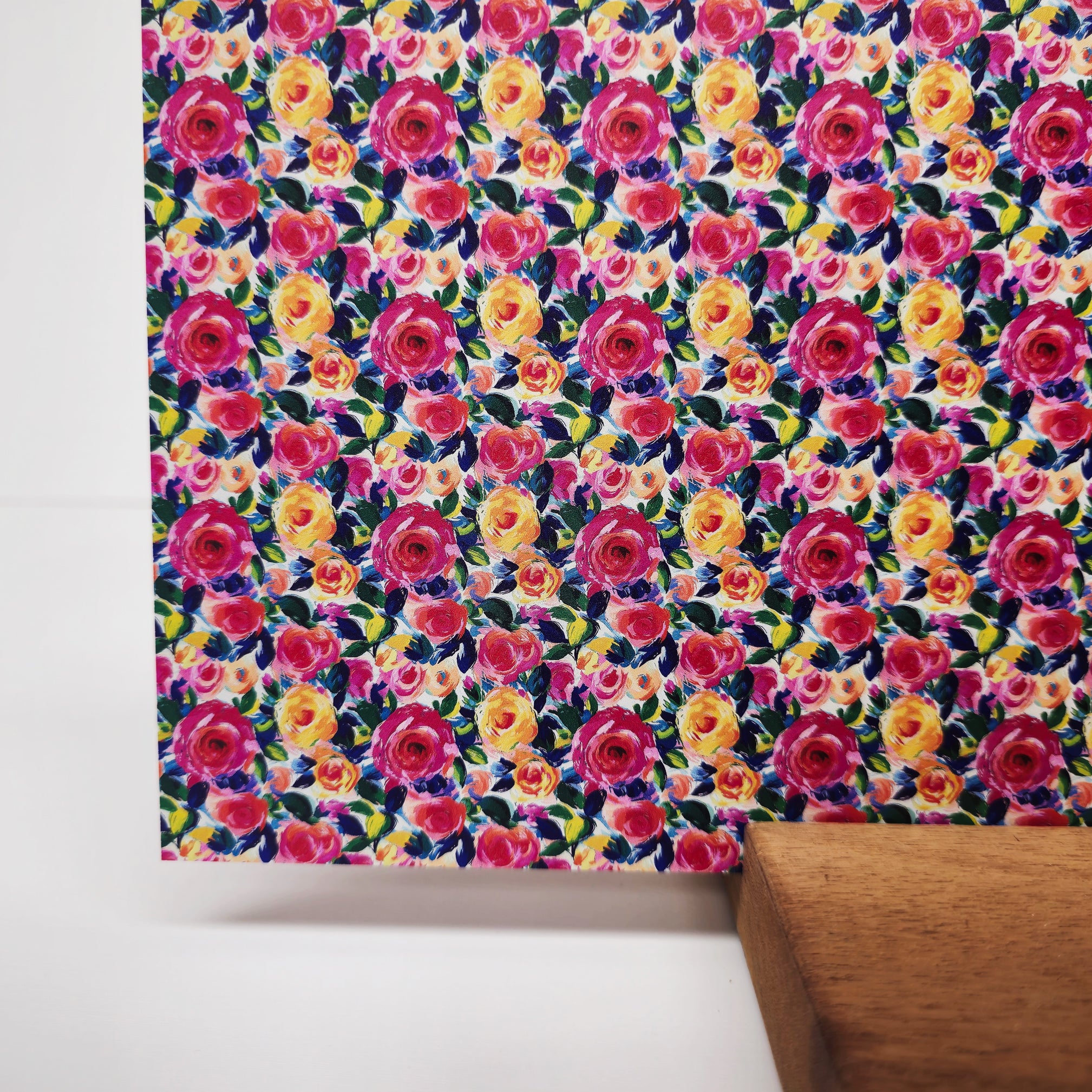 PatternPly® Mini Colorful Watercolor Roses – Smokey Hill Designs