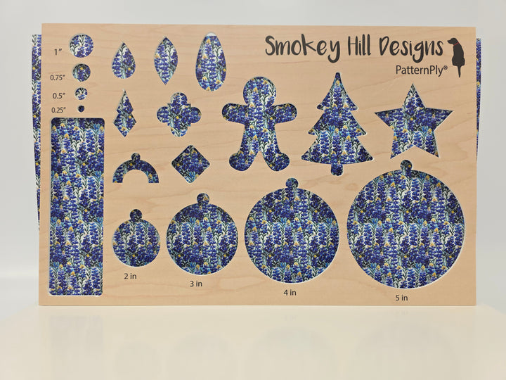 PatternPly® Full Coverage Mini Dense Bluebonnets