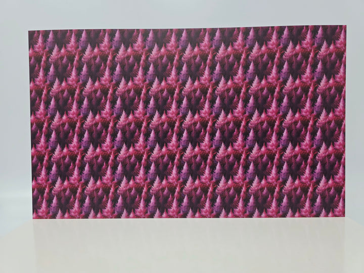 PatternPly® Full Coverage Feathery Magenta Trees MICRO