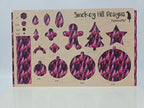 PatternPly® Full Coverage Feathery Magenta Trees MICRO product photo 3