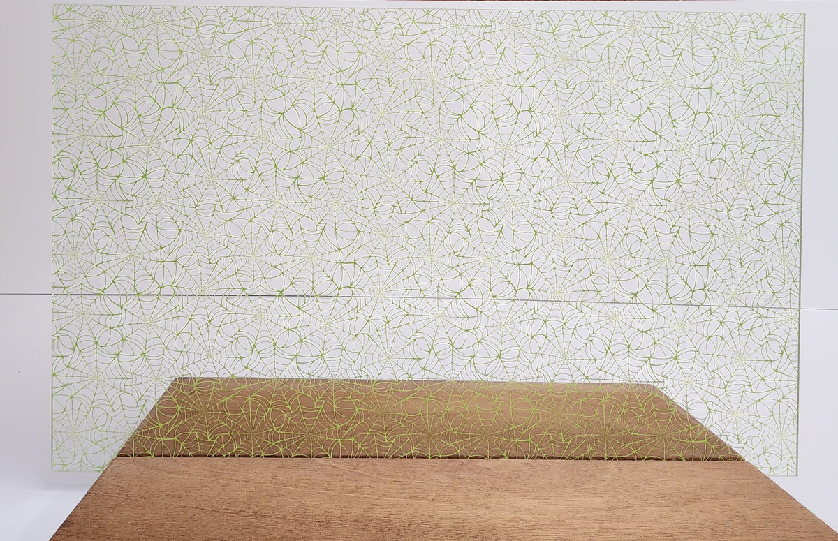 PatternPly® Scattered Green Spiderwebs Mini product photo 3