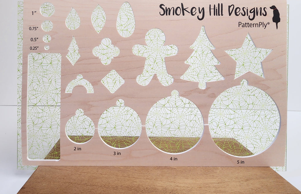 PatternPly® Scattered Green Spiderwebs Mini product photo 2