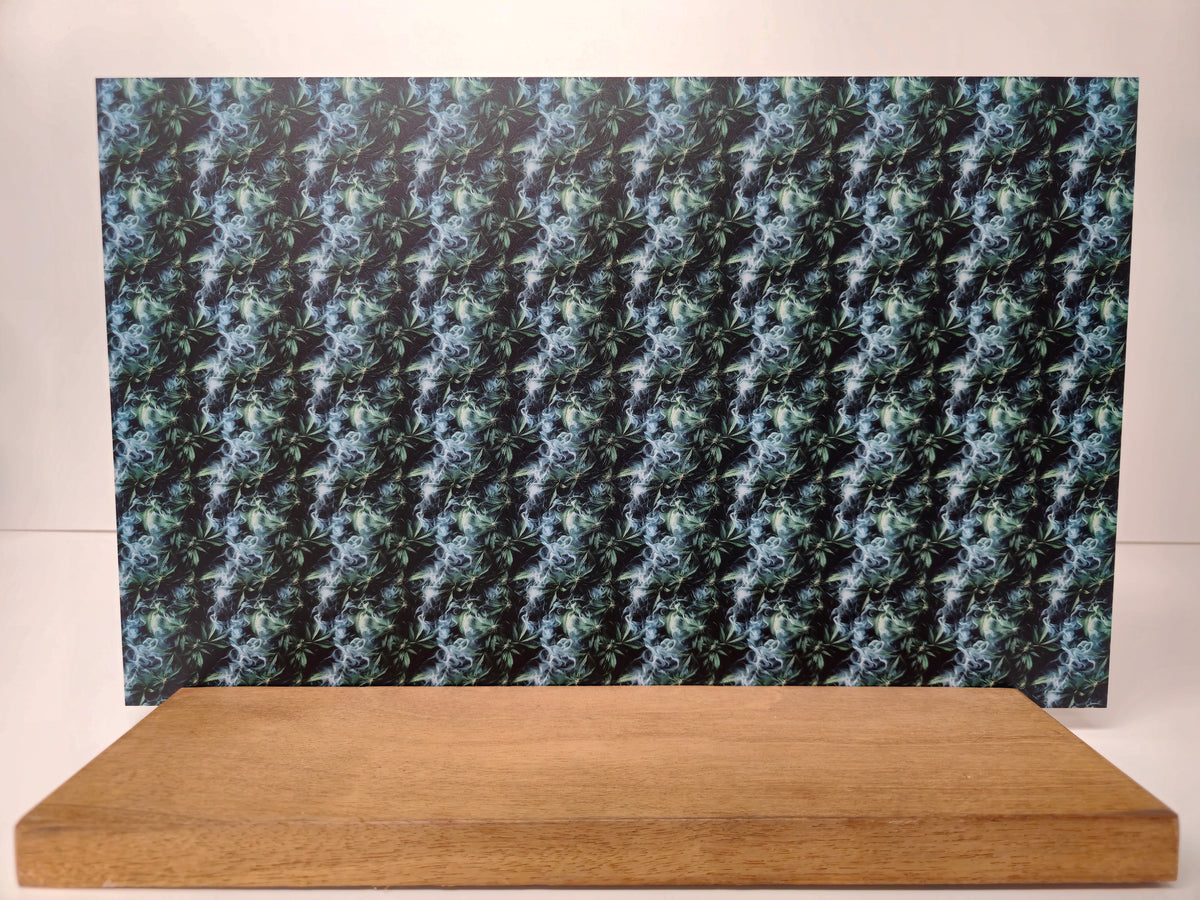 PatternPly® Full Coverage Mini Marijuana Leaves and Smoke product photo 3