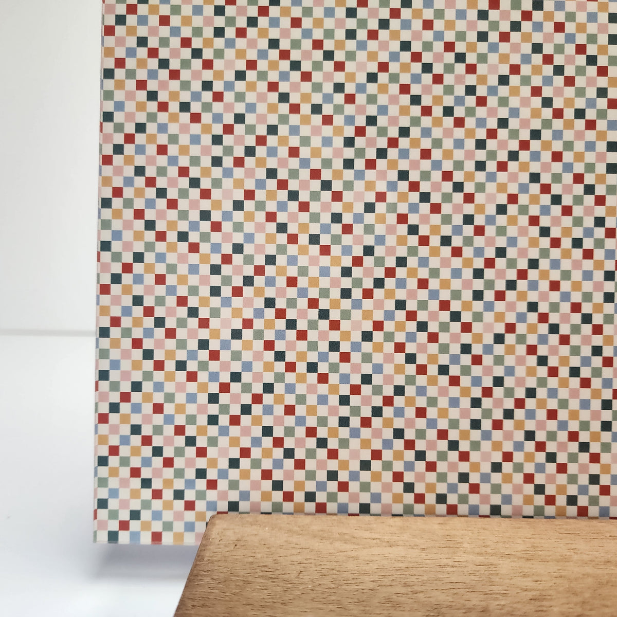 PatternPly® Full Coverage Mini Neutral Checkerboard sheet showing the pattern