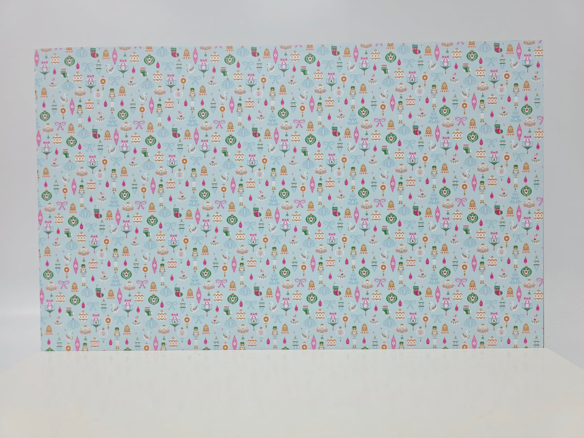 PatternPly® Full Coverage Nutcrackers and Ballerinas on Blue MICRO product photo 2