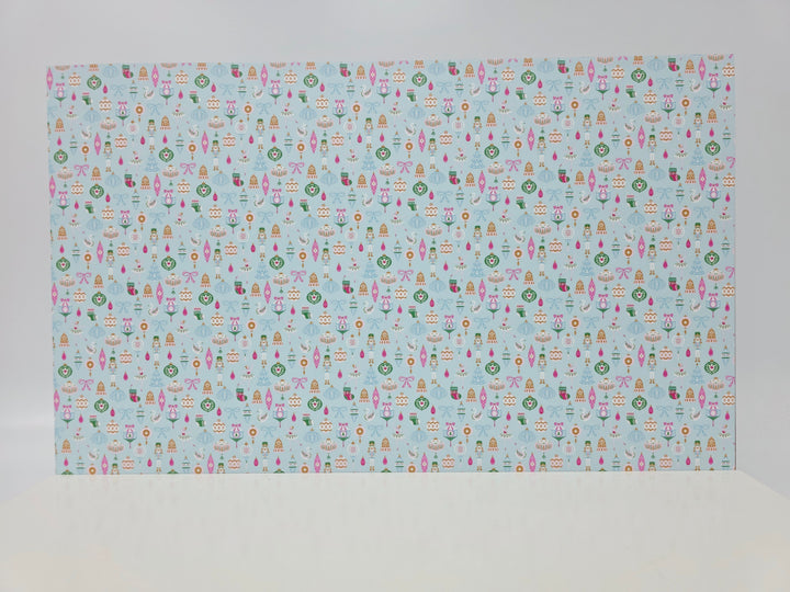 PatternPly® Full Coverage Nutcrackers and Ballerinas on Blue MICRO