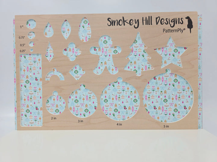 PatternPly® Full Coverage Nutcrackers and Ballerinas on Blue MICRO