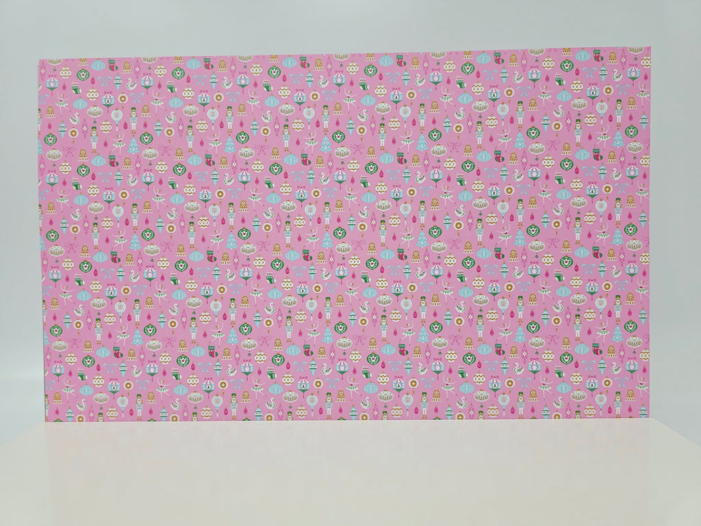 PatternPly® Full Coverage Nutcrackers and Ballerinas on Pink MICRO product photo 2