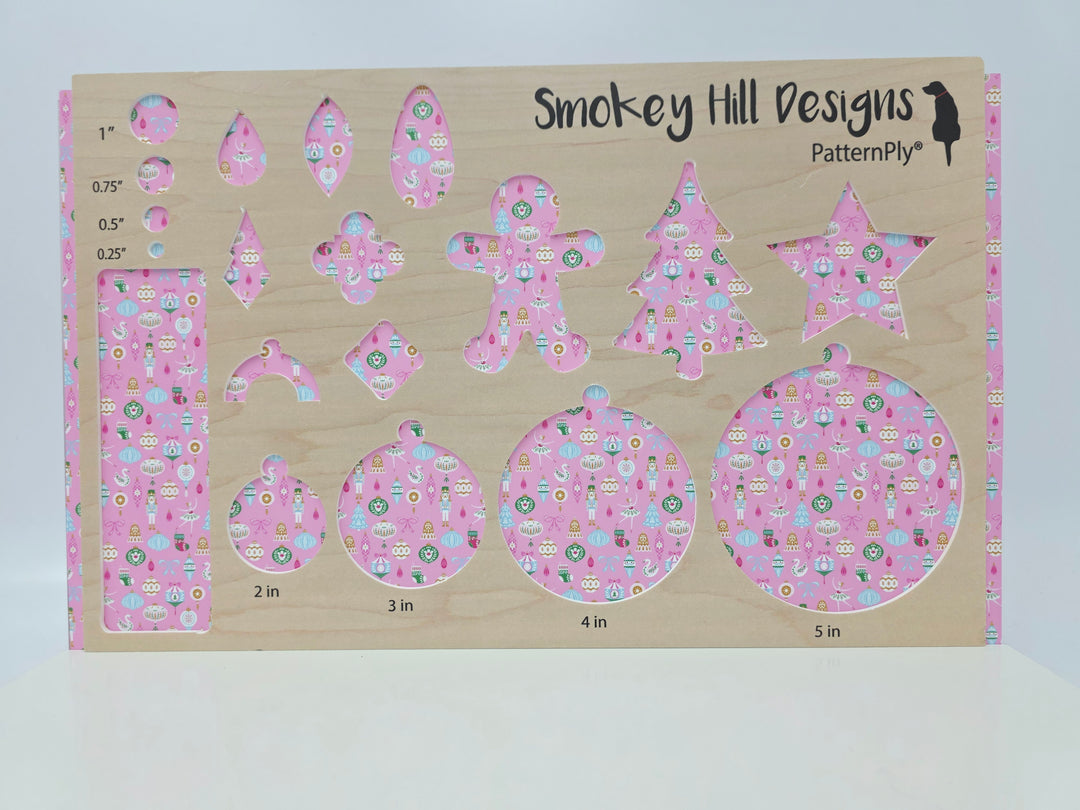 PatternPly® Full Coverage Nutcrackers and Ballerinas on Pink MICRO