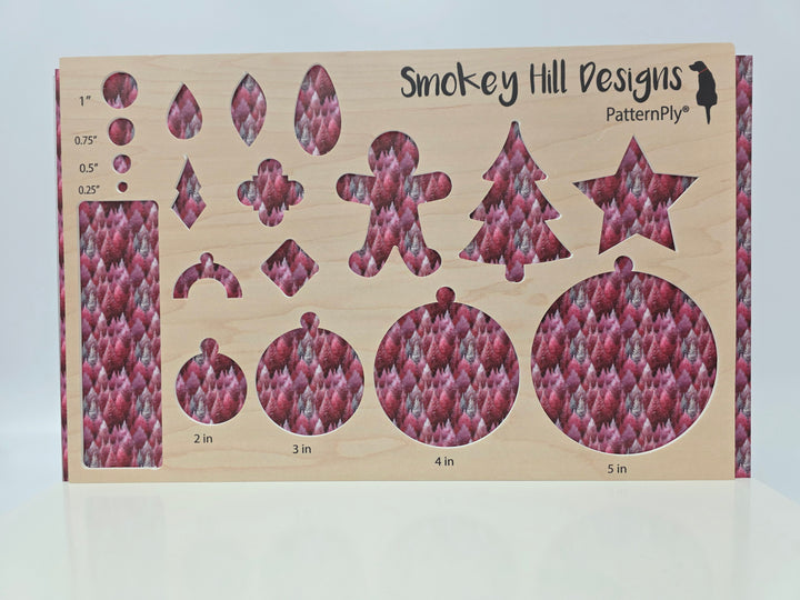 PatternPly® Full Coverage Pink and Gray Forest MICRO