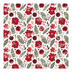 PatternPly® Scattered Mini Pressed Poinsettia sheet showing the pattern