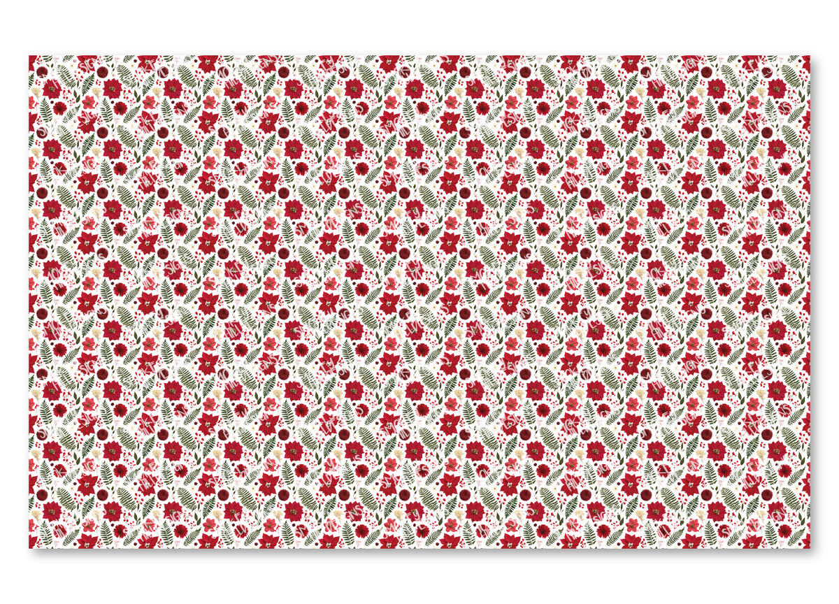 PatternPly® Scattered Mini Pressed Poinsettia product photo 2