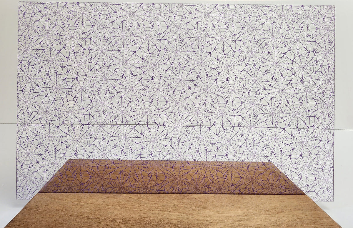 PatternPly® Scattered Purple Spiderwebs Mini product photo 3