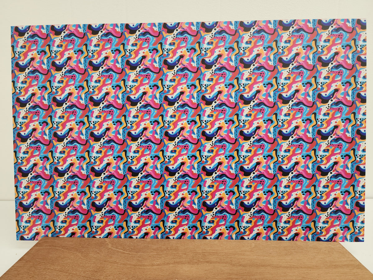 PatternPly® Full Coverage Mini Retro Bright Geometric product photo 3