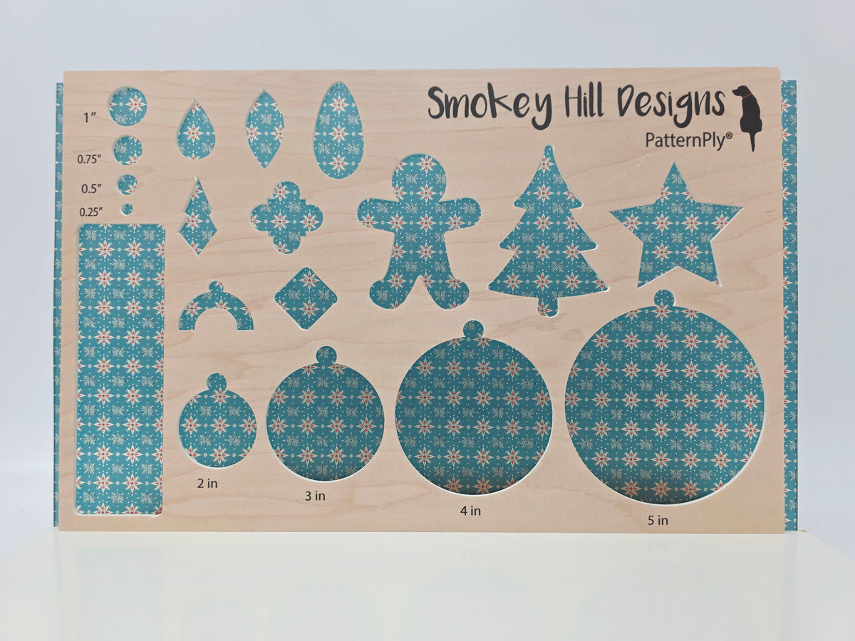 PatternPly® Transparent Retro Snowflakes MICRO product photo 3