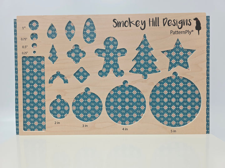 PatternPly® Full Coverage Retro Snowflakes MICRO