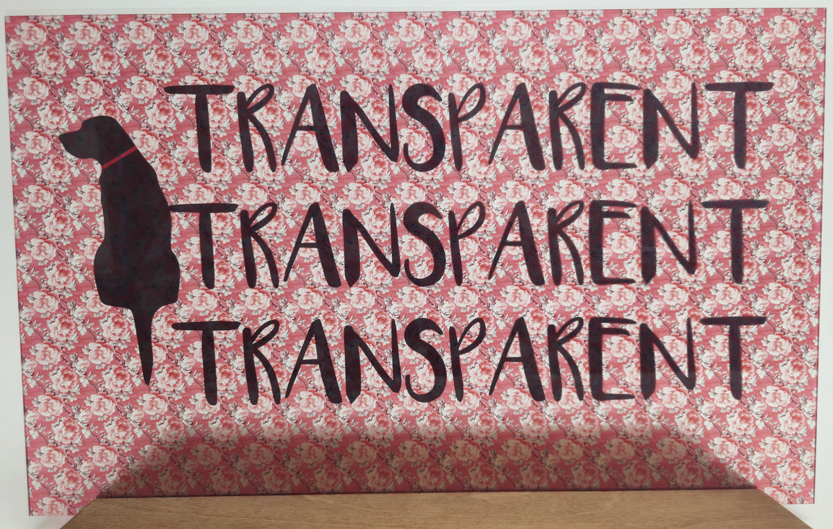 PatternPly® Transparent Mini Rococo Pink Floral product photo 2
