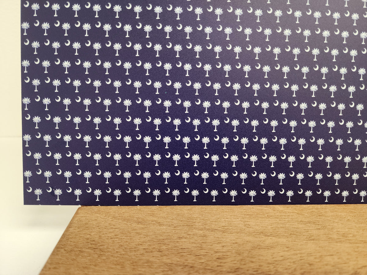 PatternPly® Full Coverage Mini South Carolina Flag sheet showing the pattern