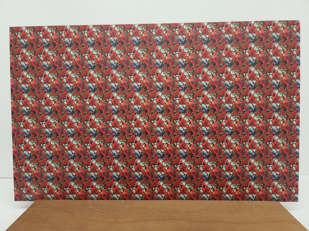 PatternPly® Full Coverage Mini Stained Glass Cardinals product photo 3