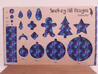 PatternPly® Full Coverage Mini Teal and Purple Ink product photo 2