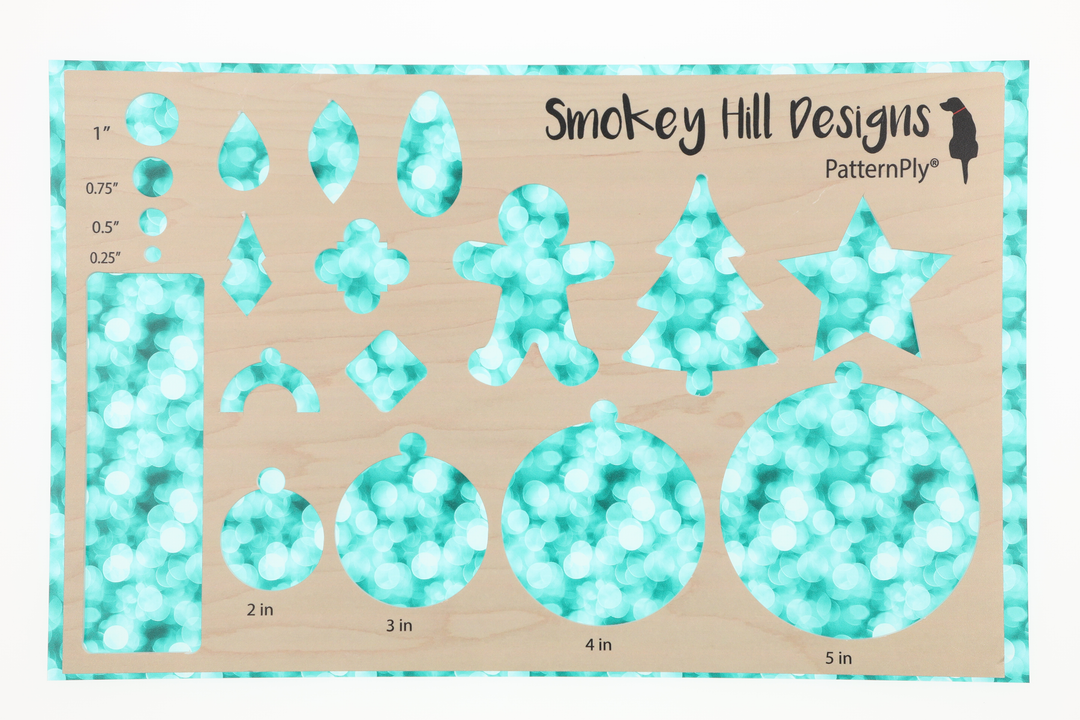 PatternPly® Transparent Blue Mint Bokeh