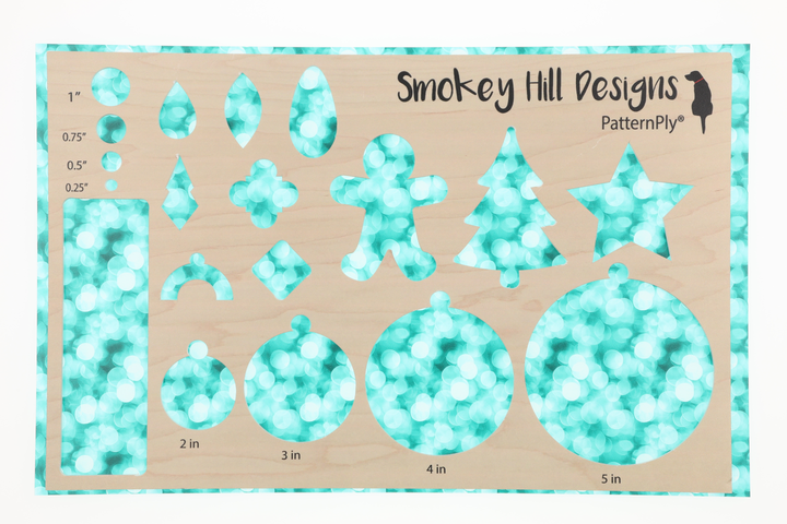 PatternPly® Transparent Blue Mint Bokeh