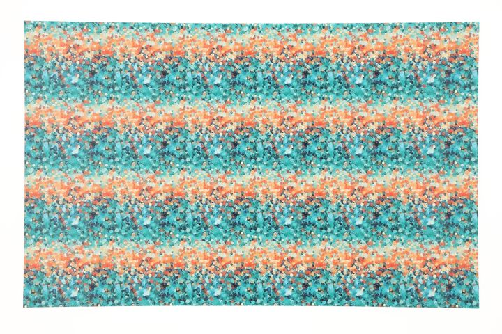 PatternPly® Full Coverage Orange and Teal Confetti