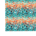 PatternPly® Full Coverage Orange and Teal Confetti sheet showing the pattern