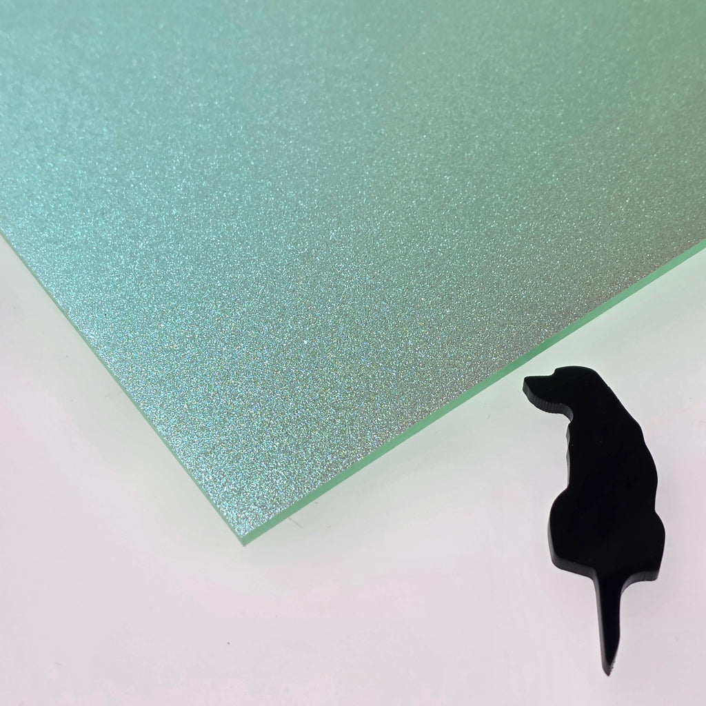 Minty Moon Stardust acrylic sheet