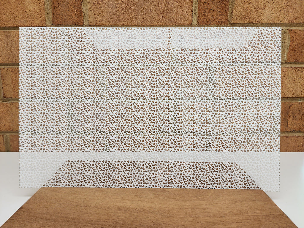 PatternPly® Scattered Micro Shamrocks WHITE product photo 3