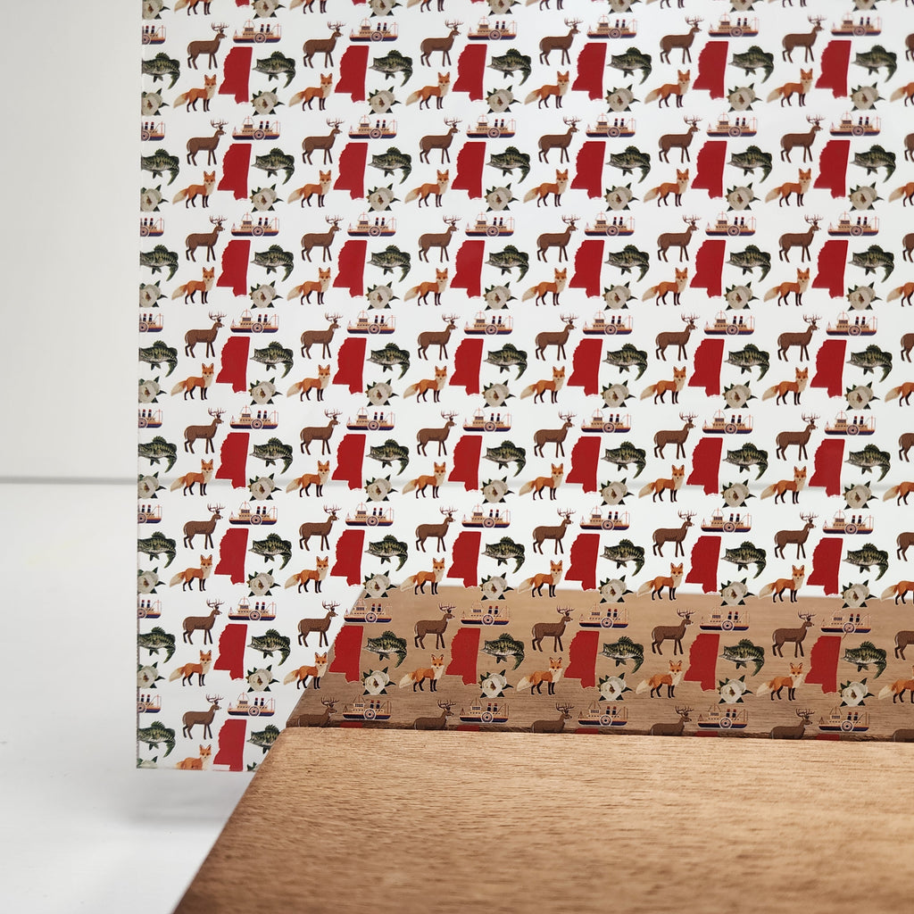 PatternPly® Scattered Mississippi Icons sheet showing the pattern