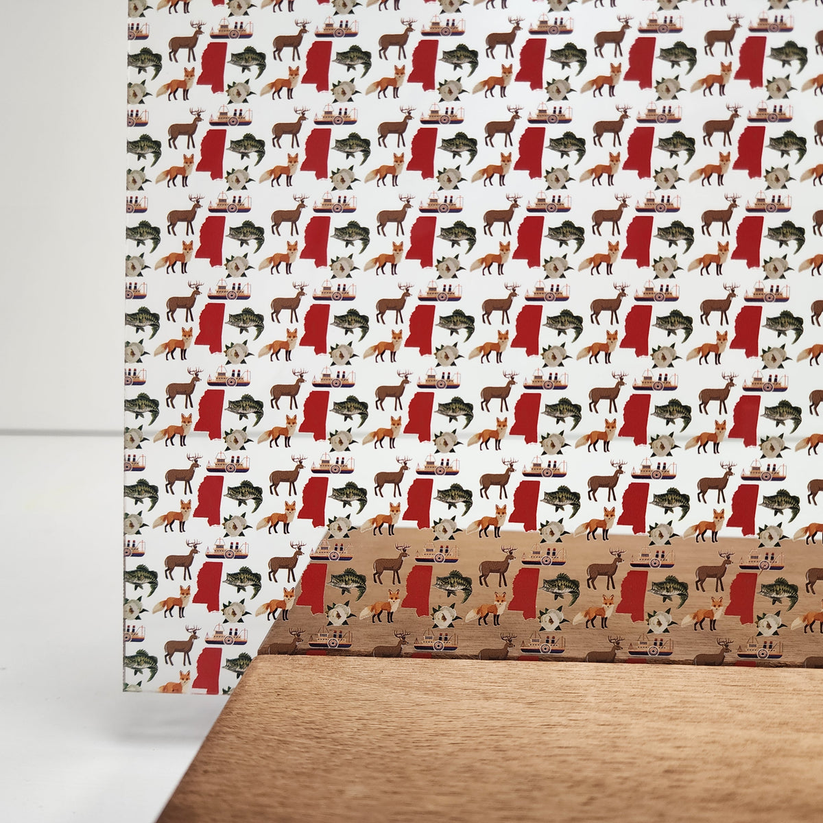 PatternPly® Scattered Mississippi Icons sheet showing the pattern