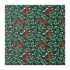 PatternPly® Full Coverage Mistletoe and Bows sheet showing the pattern
