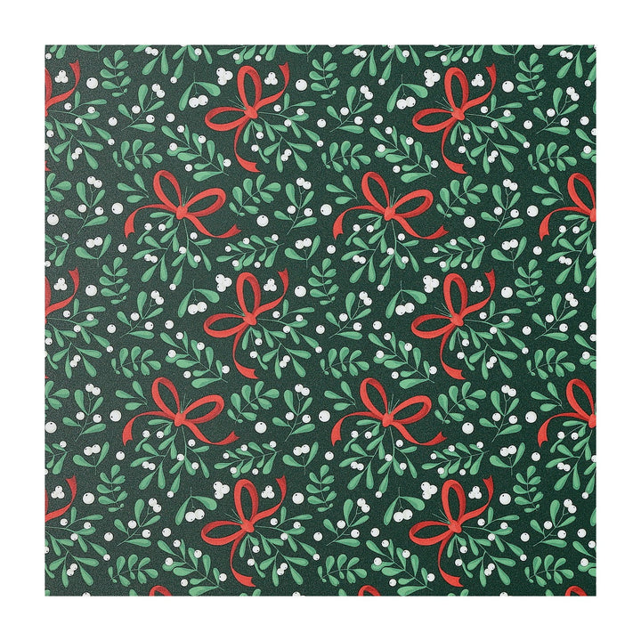 PatternPly® Full Coverage Mistletoe and Bows