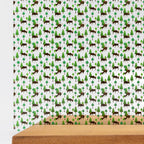 PatternPly® Scattered Moose and Trees sheet showing the pattern