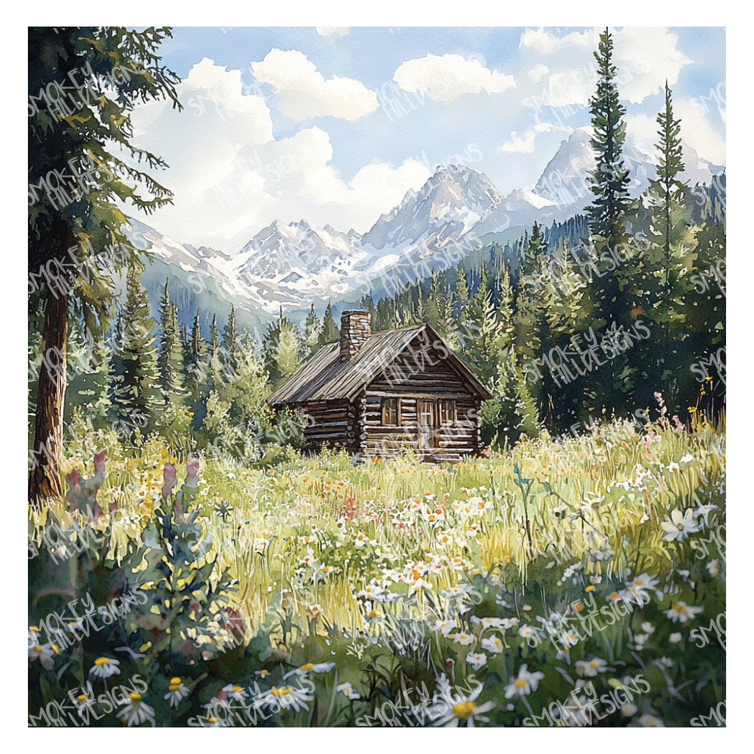 PatternPly® Full Coverage Mountain Cabin