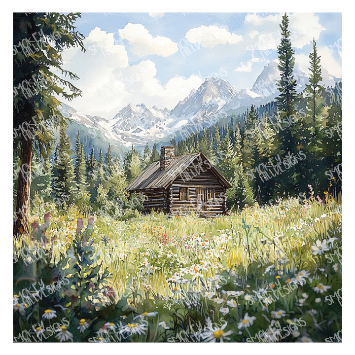 PatternPly® Full Coverage Mountain Cabin