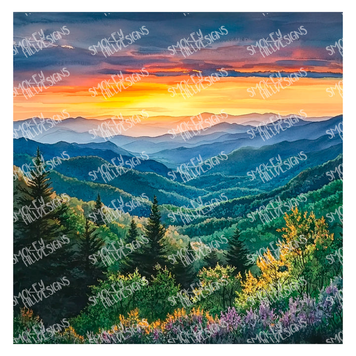 PatternPly® Transparent Mountain Horizon