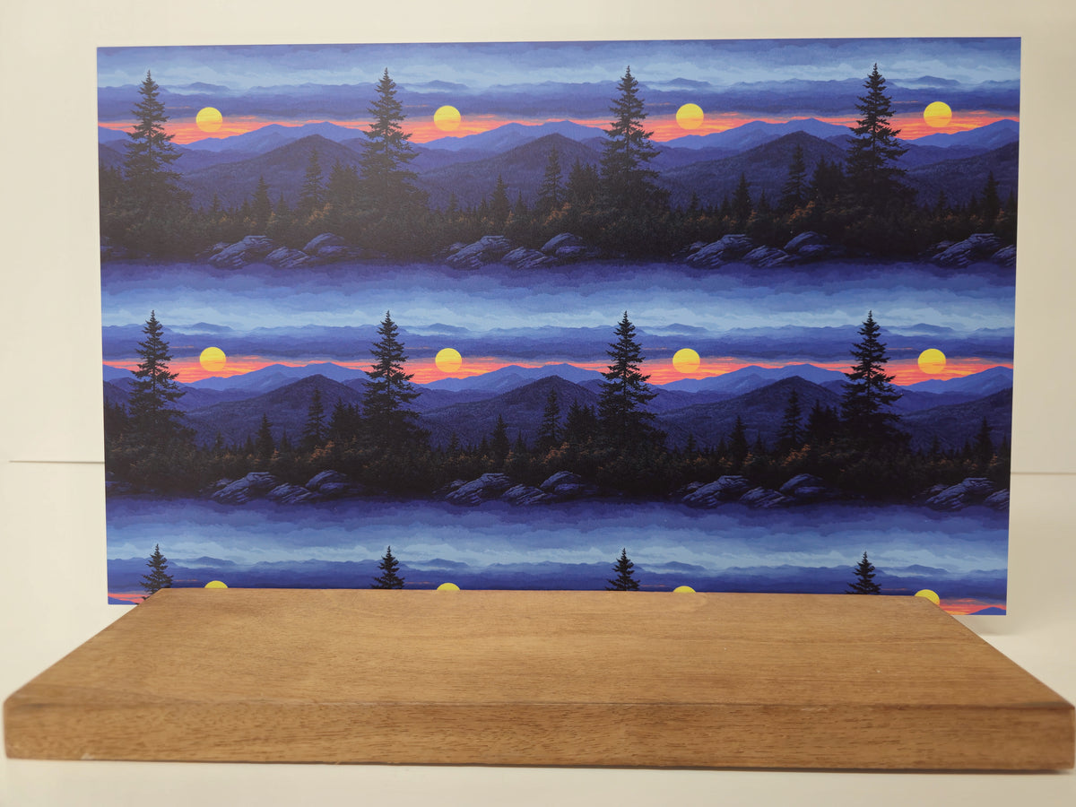 PatternPly® Full Coverage Mountains and Evergreens Large product photo 3