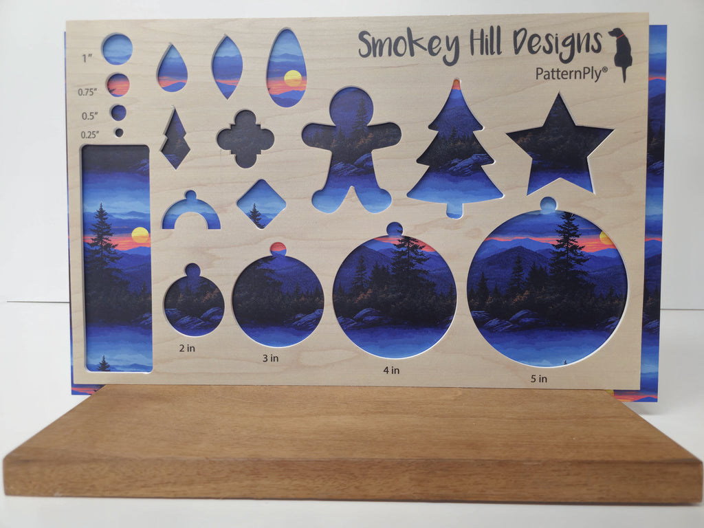 PatternPly® Full Coverage Mountains and Evergreens Large product photo 2